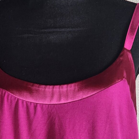 Chico's Berry Rayon Span Adj Silk Like Strap Neckline Stretch Cami Size 3 US XL - Picture 4 of 16